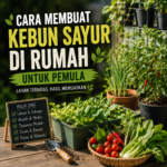 Cara Membuat Kebun Sayur di Rumah untuk Pemula dengan Lahan Terbatas